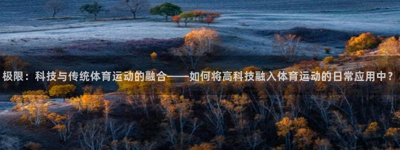 注册3377体育官方正版app：极限：科技与传统体育
