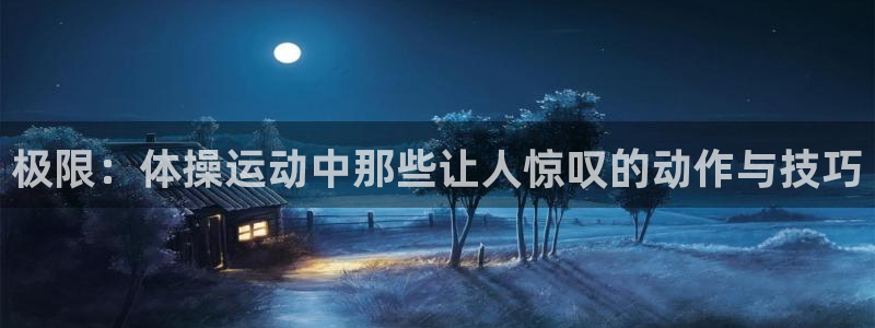 3377体育手机平台：极限：体操运动